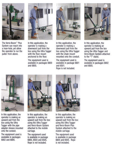 Greenlee & Klauke tools: Cable pulling technology
